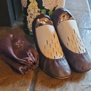 Leather Ballet Flats